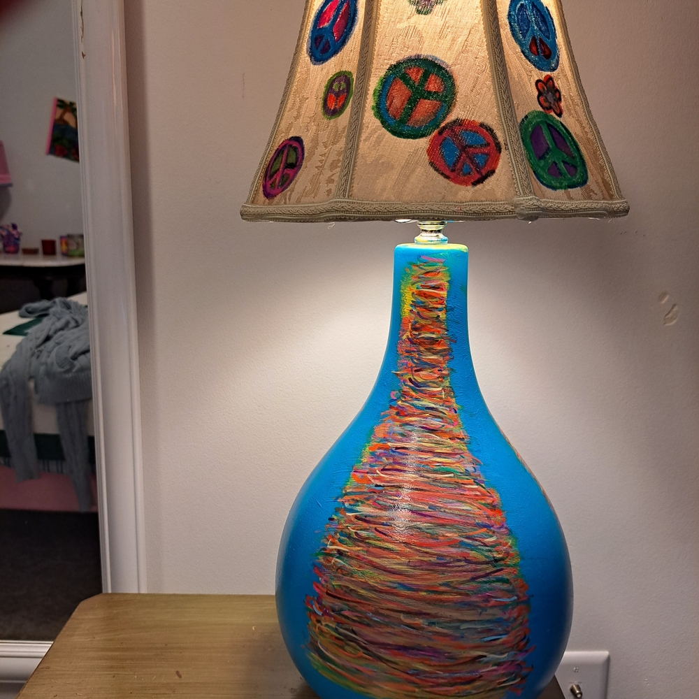 Colorful Peace Lamp